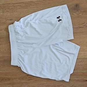Under Armour Men's Golazo Shorts, Size Small, White